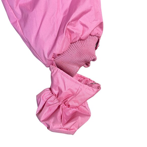 Vintage Sesame Street Zoe Pink Baby Snowsuit 12M Fur Hood Mittens Booties NWOT - Picture 4 of 10